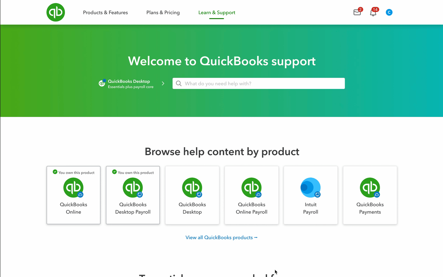 High-fidelity mockup of the product-first redesign