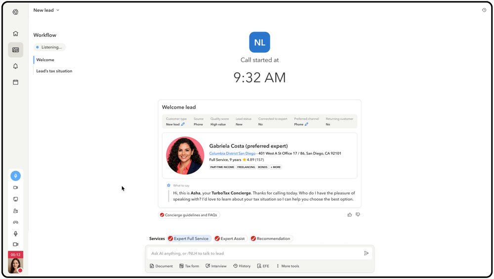 AI-native Concierge provocation in IEP