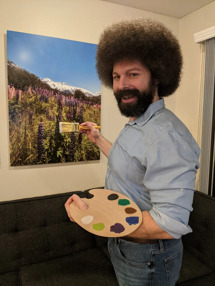 Halloween 2024: My homage to Bob Ross