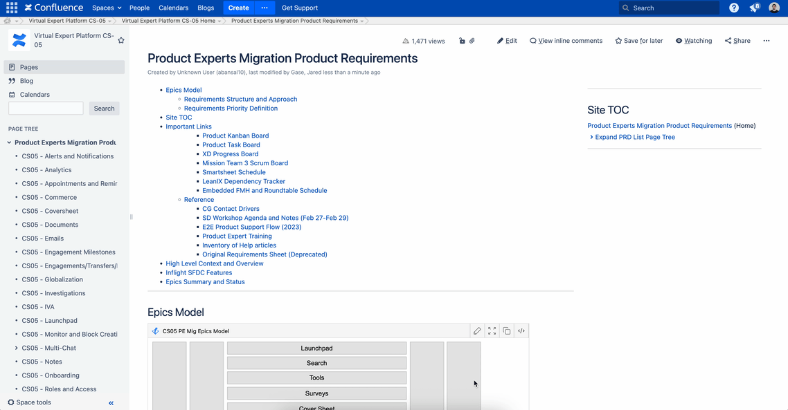 Wiki Product Requirements Document example
